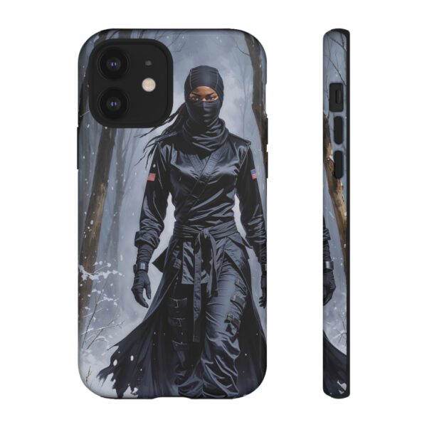 Artistic Phone Case, Ninja Aesthetic, Unique Smartphone Cover, Adventurous Spirit