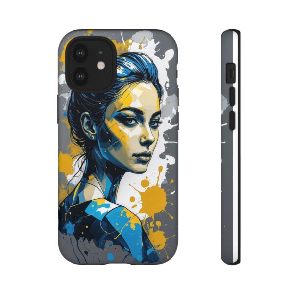 Vibrant, Artistic Tough Phone Case, Modern Art, Smartphone Accessories