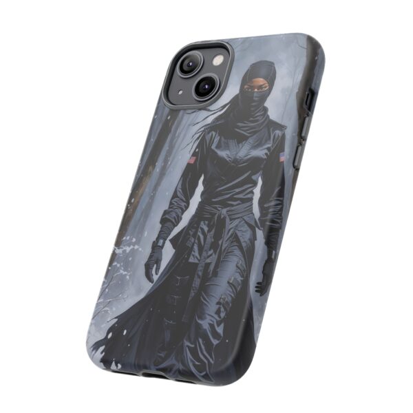Artistic Phone Case, Ninja Aesthetic, Unique Smartphone Cover, Adventurous Spirit