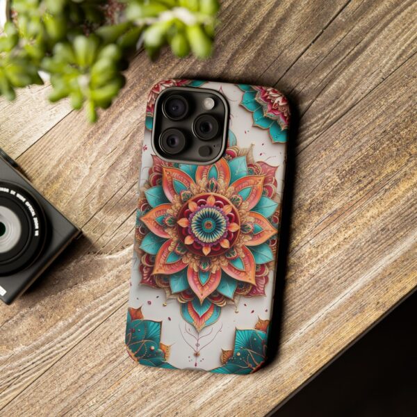 Mandala Phone Case, Colorful Floral Design, Bohemian Style, Tough Cases, Gift for Her