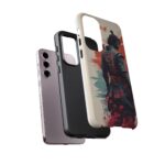 Samurai Warrior Phone Case, Tough Cases, Unique Phone Accessories, Phone Cover Gift, Gamer Phone Decor, Anime Style Case