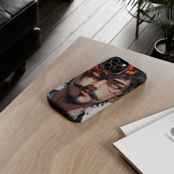 Fiery Design, Anime Style, Unique Cell Phone Accessory, Strong and Stylish
