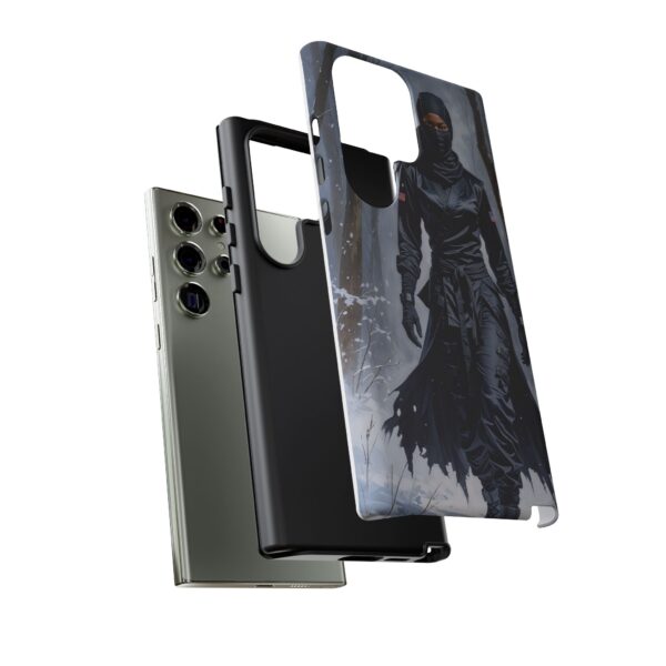 Artistic Phone Case, Ninja Aesthetic, Unique Smartphone Cover, Adventurous Spirit