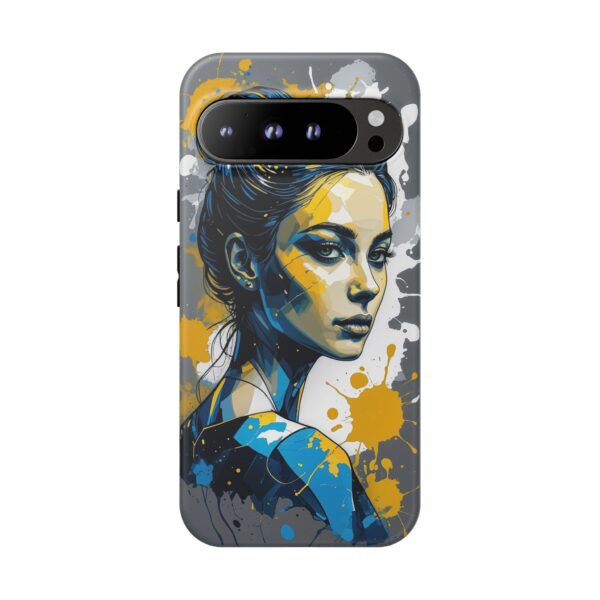Vibrant, Artistic Tough Phone Case, Modern Art, Smartphone Accessories