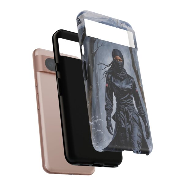 Artistic Phone Case, Ninja Aesthetic, Unique Smartphone Cover, Adventurous Spirit