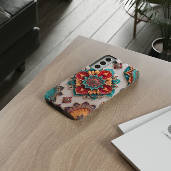 Colorful Mandala Phone Cover, Bohemian Style Accessory, Unique Gift for Her, Stylish Smartphone Protection