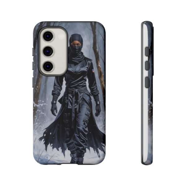 Artistic Phone Case, Ninja Aesthetic, Unique Smartphone Cover, Adventurous Spirit