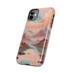 Mountain Reflection Tough Phone Case - Nature-Inspired Design for Adventurers