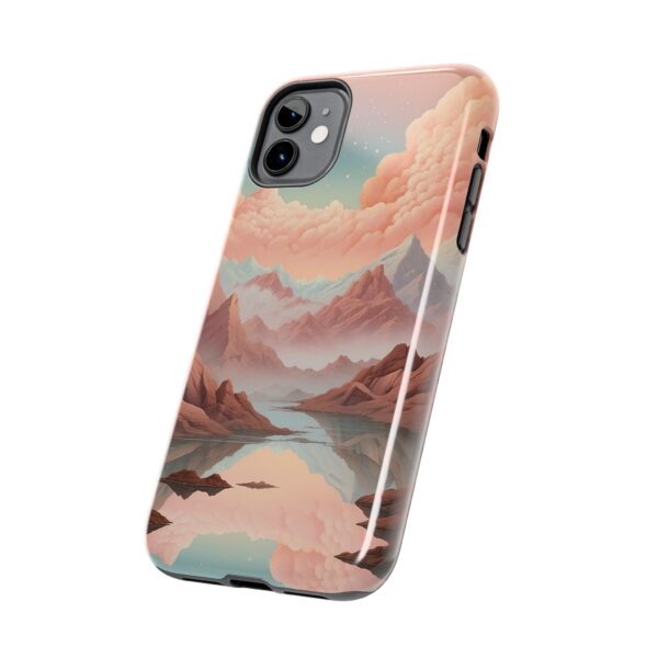 Mountain Reflection Tough Phone Case - Nature-Inspired Design for Adventurers