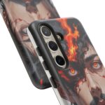 Fiery Design, Anime Style, Unique Cell Phone Accessory, Strong and Stylish