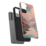 Mountain Reflection Tough Phone Case - Nature-Inspired Design for Adventurers