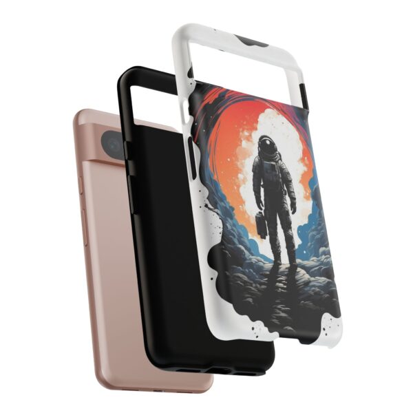 Astronaut Case, Tough Phone Cover, Galaxy Art Protector, Space Lover Gift, Unique Mobile Accessory
