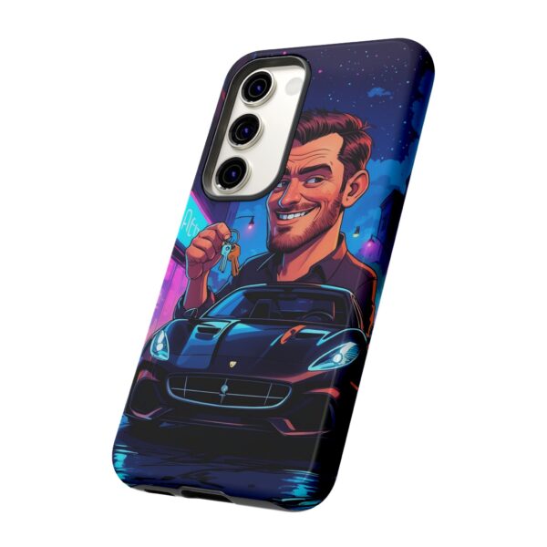 Stylish Car Enthusiast Phone Case with Key Design