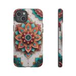 Mandala Phone Case, Colorful Floral Design, Bohemian Style, Tough Cases, Gift for Her
