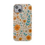 Floral Biodegradable Phone Case - Eco-Friendly Design for Nature Lovers