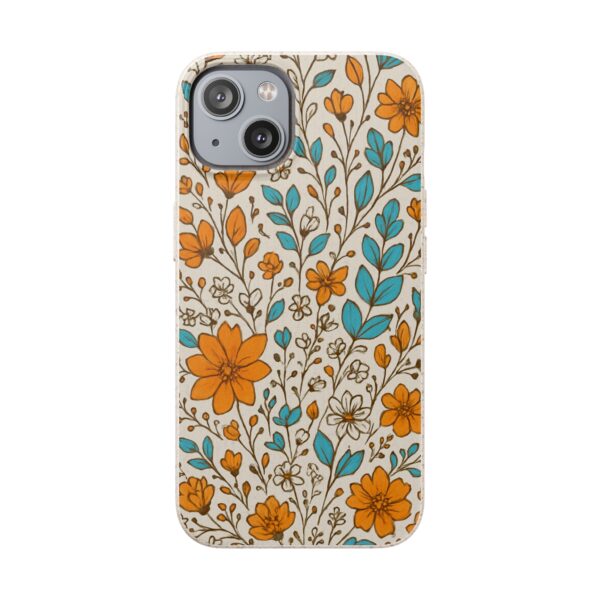 Floral Biodegradable Phone Case - Eco-Friendly Design for Nature Lovers
