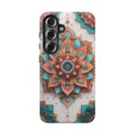 Mandala Phone Case, Colorful Floral Design, Bohemian Style, Tough Cases, Gift for Her