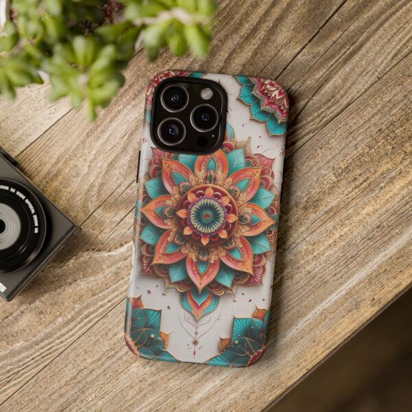 Mandala Phone Case, Colorful Floral Design, Bohemian Style, Tough Cases, Gift for Her