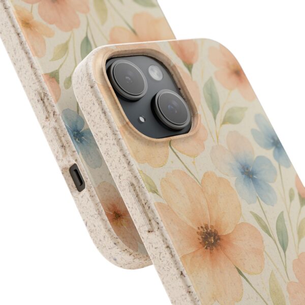 Floral Biodegradable Phone Case - Eco-Friendly Nature Design