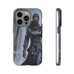 Artistic Phone Case, Ninja Aesthetic, Unique Smartphone Cover, Adventurous Spirit