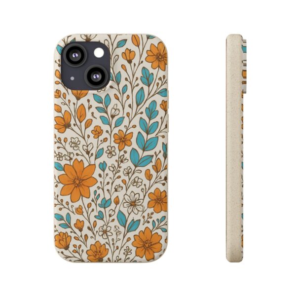 Floral Biodegradable Phone Case - Eco-Friendly Design for Nature Lovers