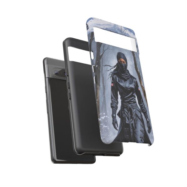 Artistic Phone Case, Ninja Aesthetic, Unique Smartphone Cover, Adventurous Spirit