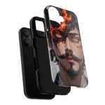 Fiery Design, Anime Style, Unique Cell Phone Accessory, Strong and Stylish