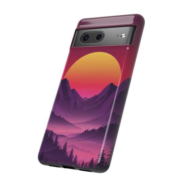 Mountain Sunset Phone Case - Tough Cases for Nature Lovers