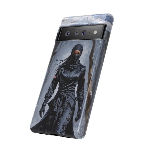 Artistic Phone Case, Ninja Aesthetic, Unique Smartphone Cover, Adventurous Spirit