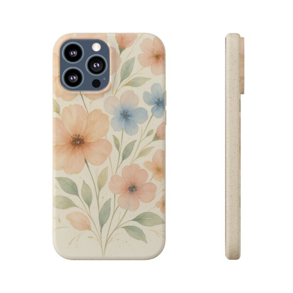 Floral Biodegradable Phone Case - Eco-Friendly Nature Design