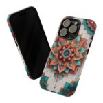 Mandala Phone Case, Colorful Floral Design, Bohemian Style, Tough Cases, Gift for Her