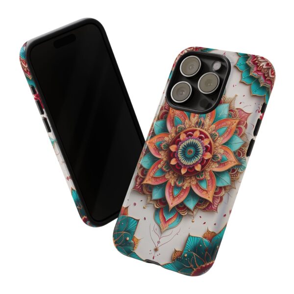 Mandala Phone Case, Colorful Floral Design, Bohemian Style, Tough Cases, Gift for Her