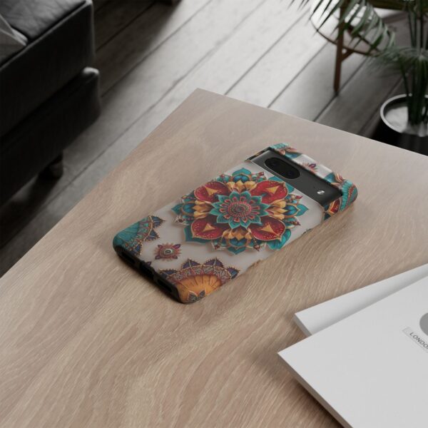 Colorful Mandala Phone Cover, Bohemian Style Accessory, Unique Gift for Her, Stylish Smartphone Protection