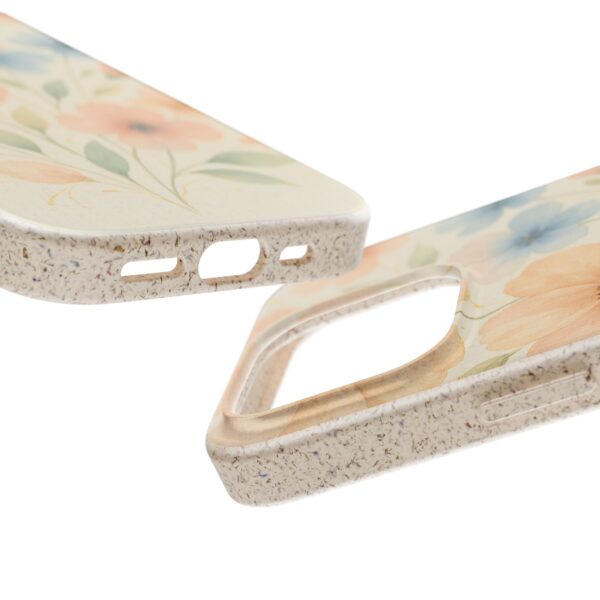 Floral Biodegradable Phone Case - Eco-Friendly Nature Design