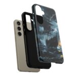 Stormy Seas Tough Phone Case - Pirate Ship Design