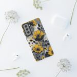 Floral Phone Case, Yellow Flower Design, Stylish Phone Protection