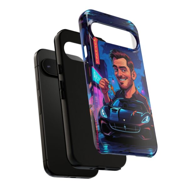 Stylish Car Enthusiast Phone Case with Key Design