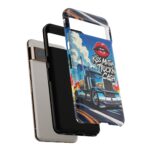 Cool Phone Case for Truck Lovers, Trucking Gifts, Unique Truck Driver Accessories, Kiss Mutha Truckin Cash Design, Fun Car Enthusiast Gift
