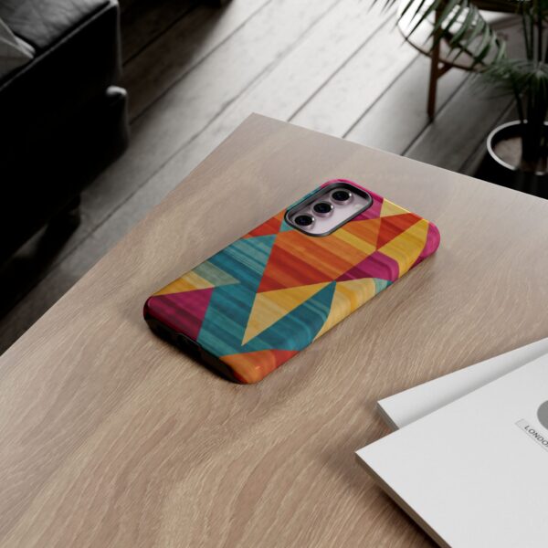 Colorful Geometric, Abstract, Stylish, Modern Smartphone Cover, Gift for Her/Him, Trendy Accessories, Birthday Gift