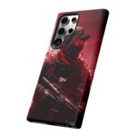 Red Urban Warrior Phone Case for Gamers & Action Fans