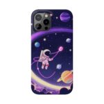 Space Astronaut Slim Phone Case