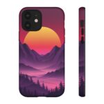 Mountain Sunset Phone Case - Tough Cases for Nature Lovers