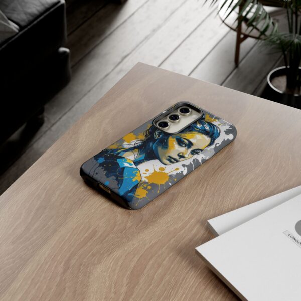 Vibrant, Artistic Tough Phone Case, Modern Art, Smartphone Accessories