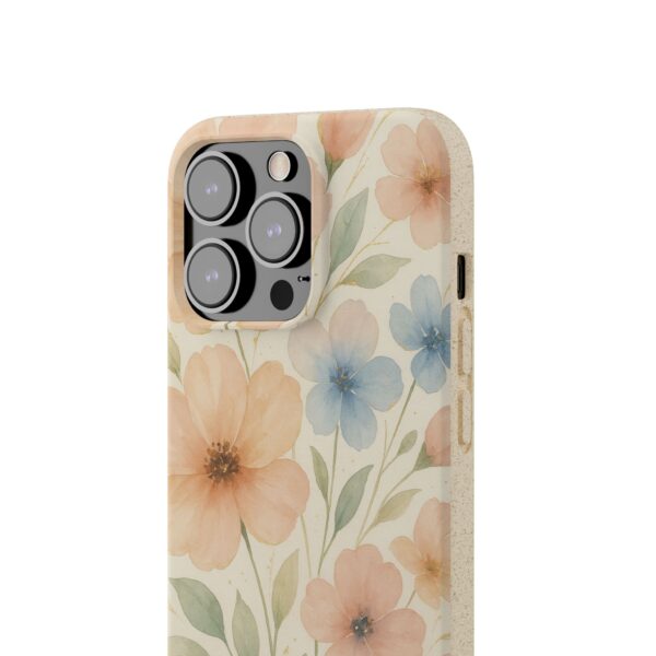 Floral Biodegradable Phone Case - Eco-Friendly Nature Design