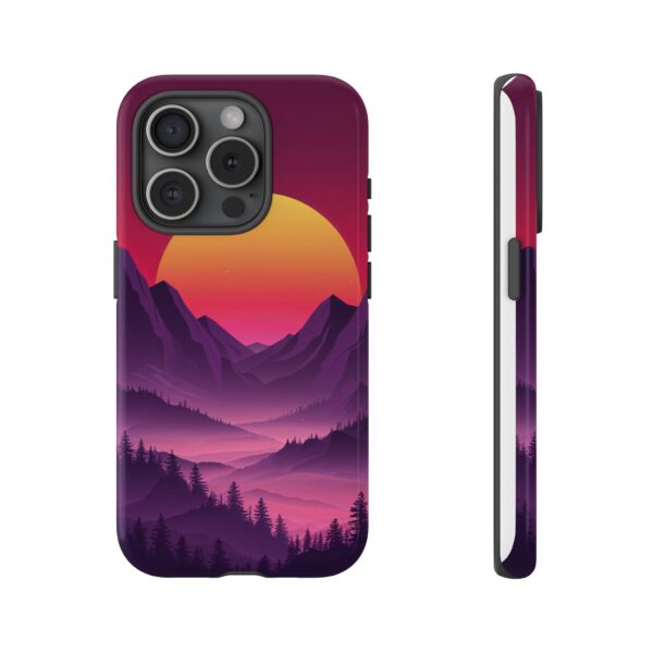 Mountain Sunset Phone Case - Tough Cases for Nature Lovers