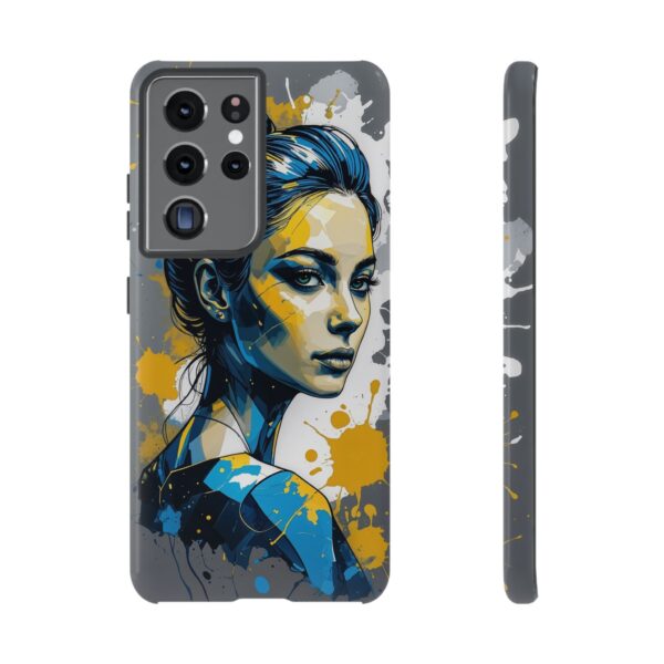 Vibrant, Artistic Tough Phone Case, Modern Art, Smartphone Accessories