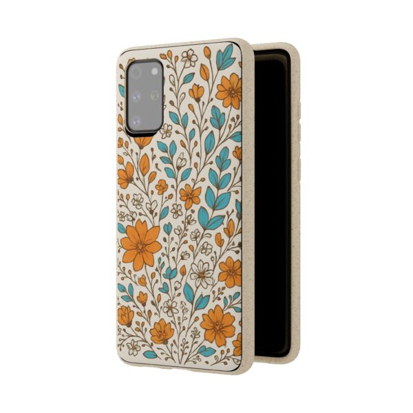 Floral Biodegradable Phone Case - Eco-Friendly Design for Nature Lovers
