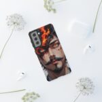 Fiery Design, Anime Style, Unique Cell Phone Accessory, Strong and Stylish