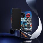 Cool Phone Case for Truck Lovers, Trucking Gifts, Unique Truck Driver Accessories, Kiss Mutha Truckin Cash Design, Fun Car Enthusiast Gift