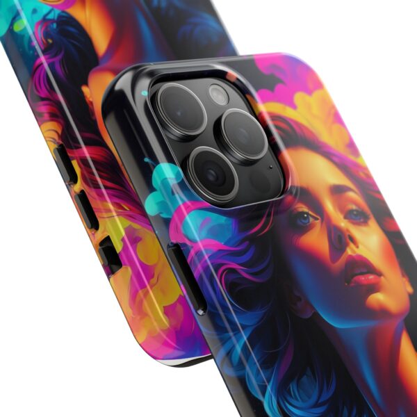 Vibrant, Colorful Woman Design - Tough Phone Case